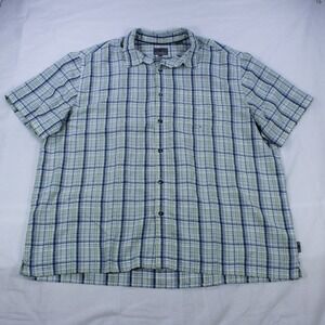 Royal Robbins Short-Sleeve Plaid Shirt - Size XXL - Excellent Condition